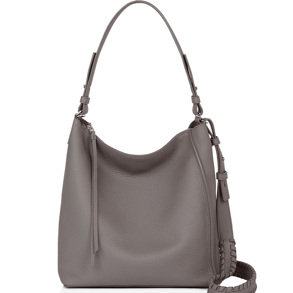 AllSaints Kira Pebbled Leather Crossbody